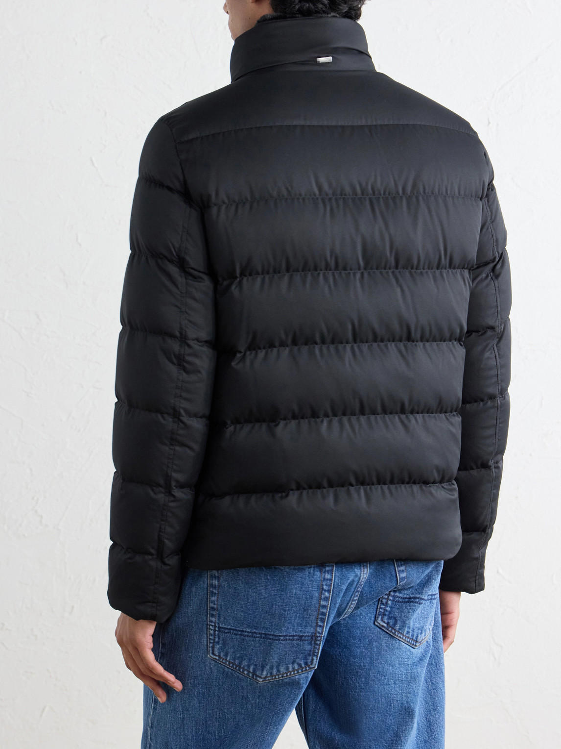 Arendelle Plush-Trimmed Quilted Shell Down Jacket
