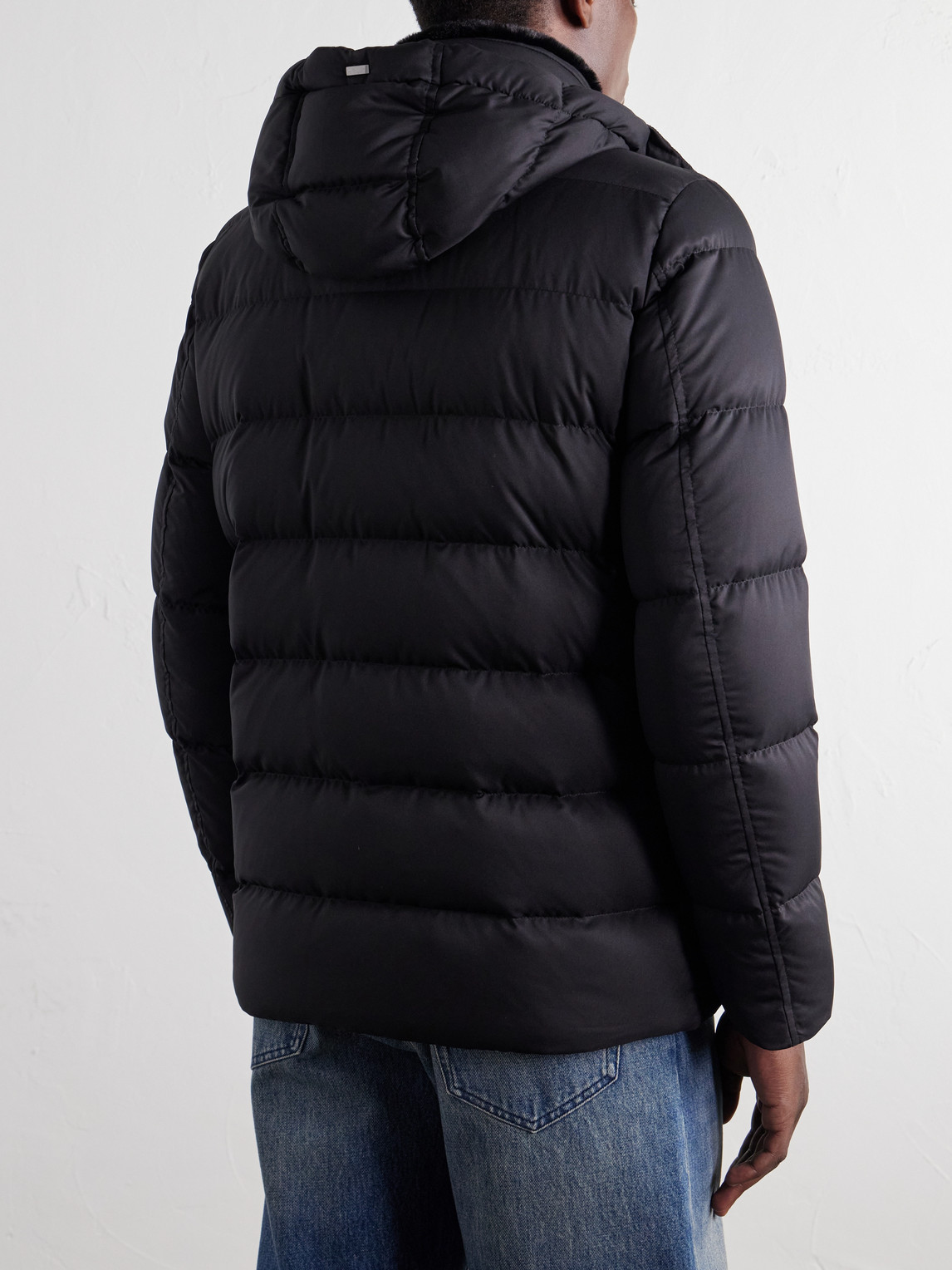 Arendelle Hooded Quilted Shell Down Jacket