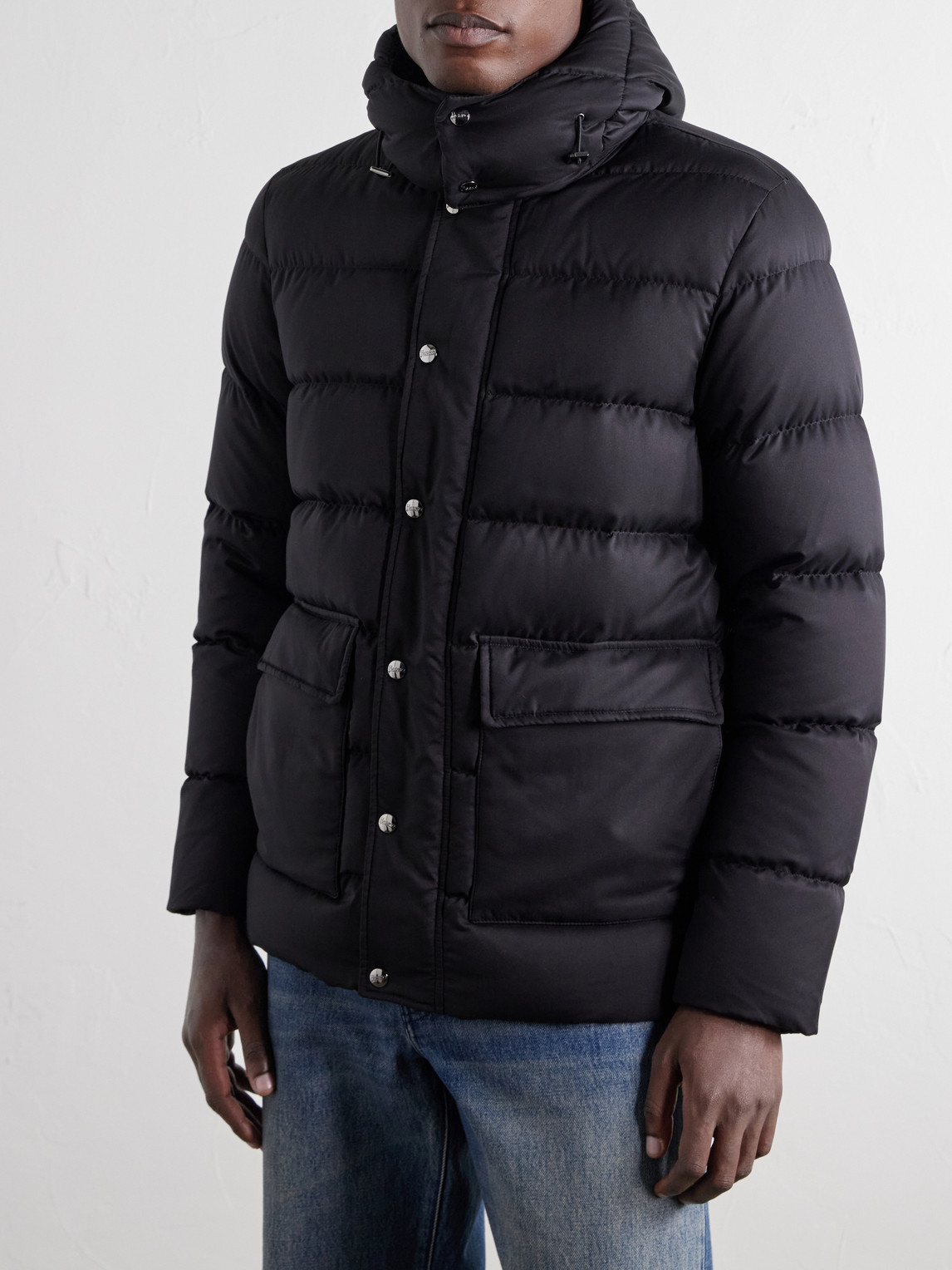 Arendelle Hooded Quilted Shell Down Jacket