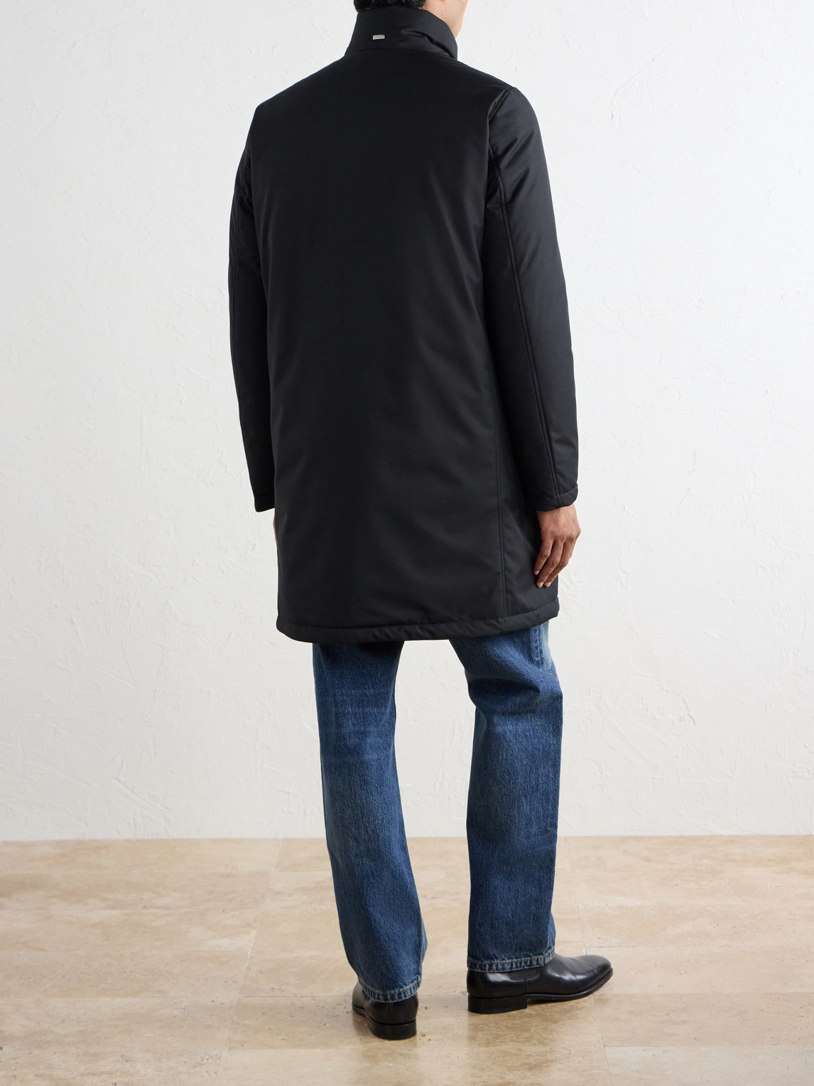 New Business Layered Padded Down Coat