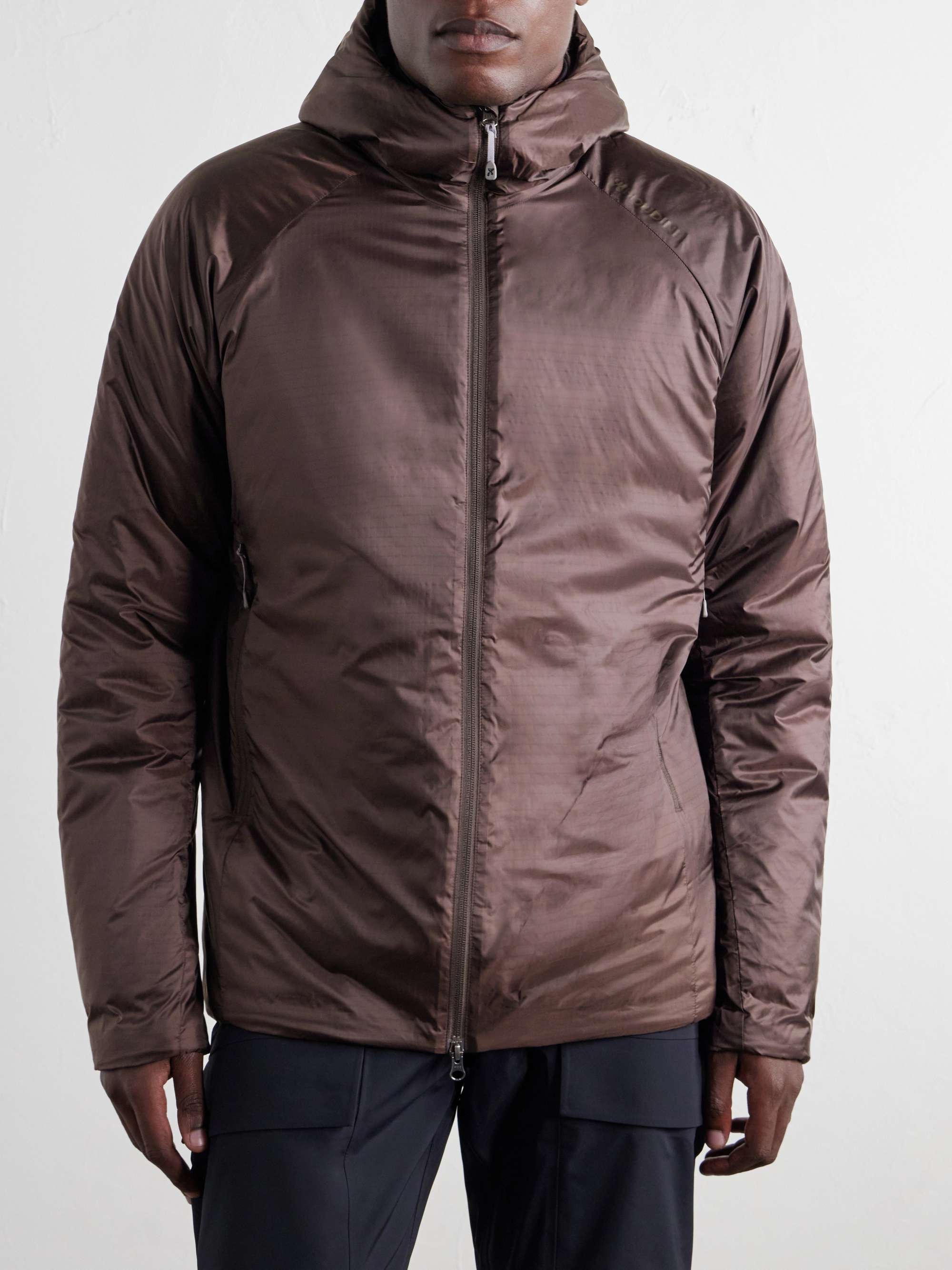 HOUDINI Dunfri Packable Padded Recycled Ripstop Hooded Ski Jacket