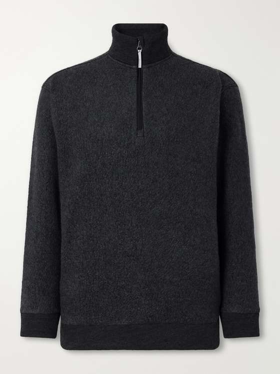 Houdini Alto Woolly Treemerino™ Fleece Half-Zip Ski Mid-Layer