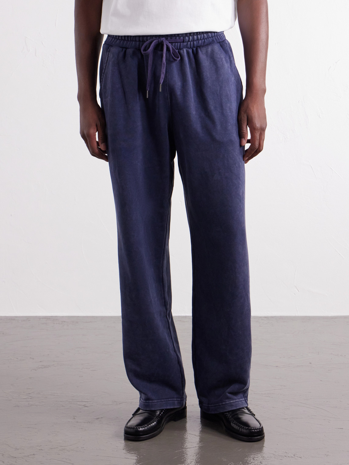 Tapered Cotton-Blend Jersey Sweatpants