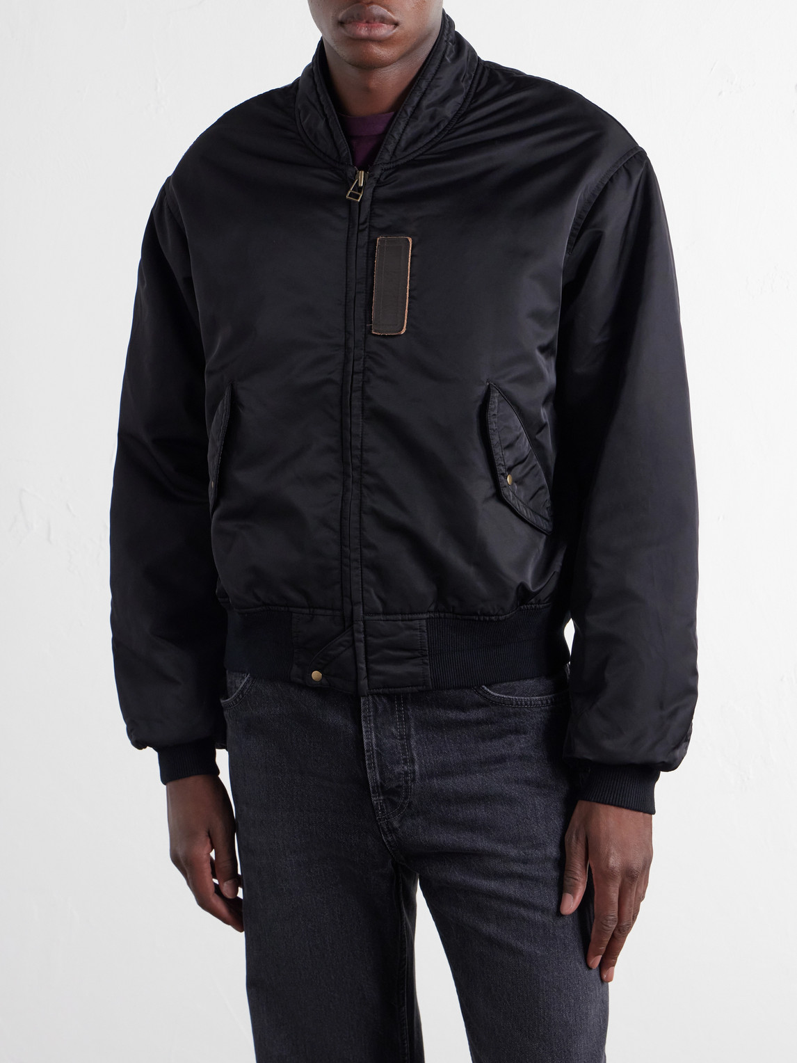 Padded Shell Bomber Jacket