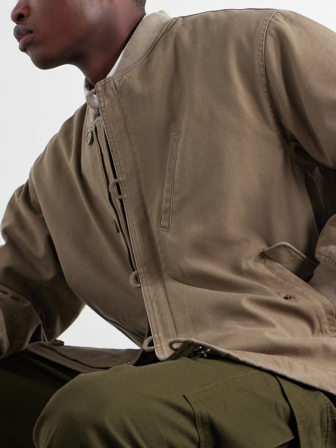 Jungle Cotton Bomber Jacket