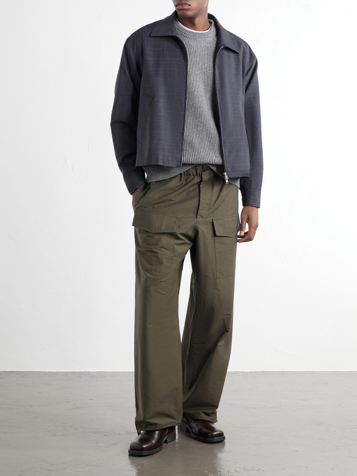 Ribbed Wool-Blend Sweater
