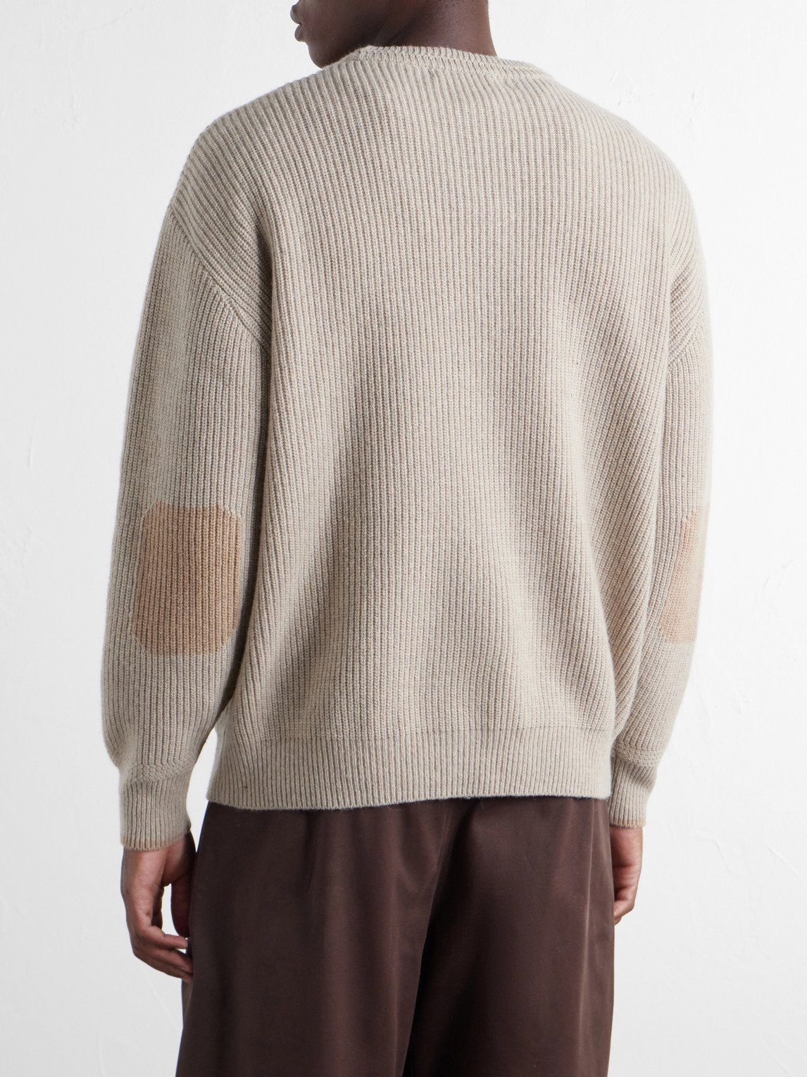 Ribbed Wool-Blend Sweater