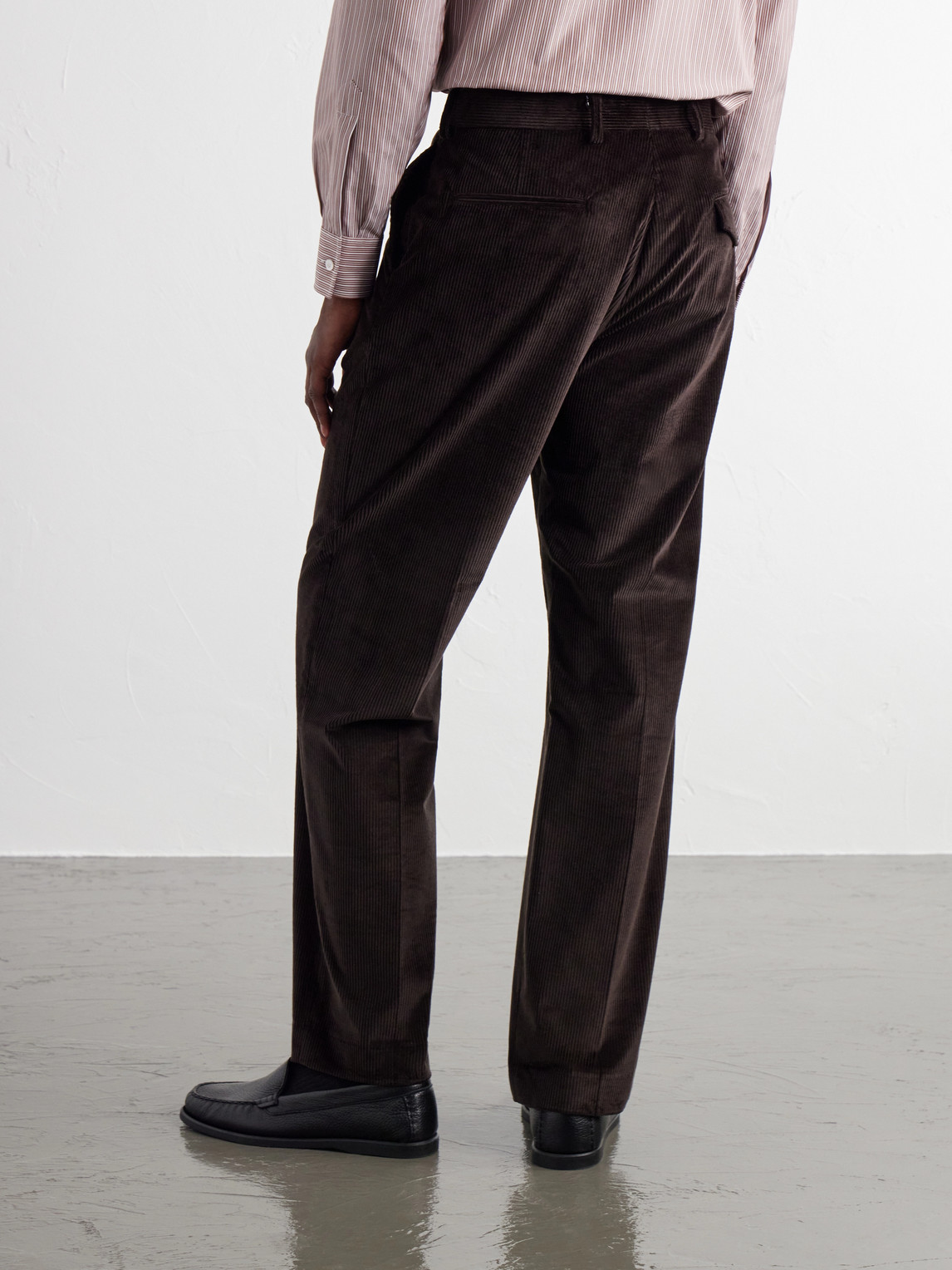 Straight-Leg Cotton-Stretch Corduroy