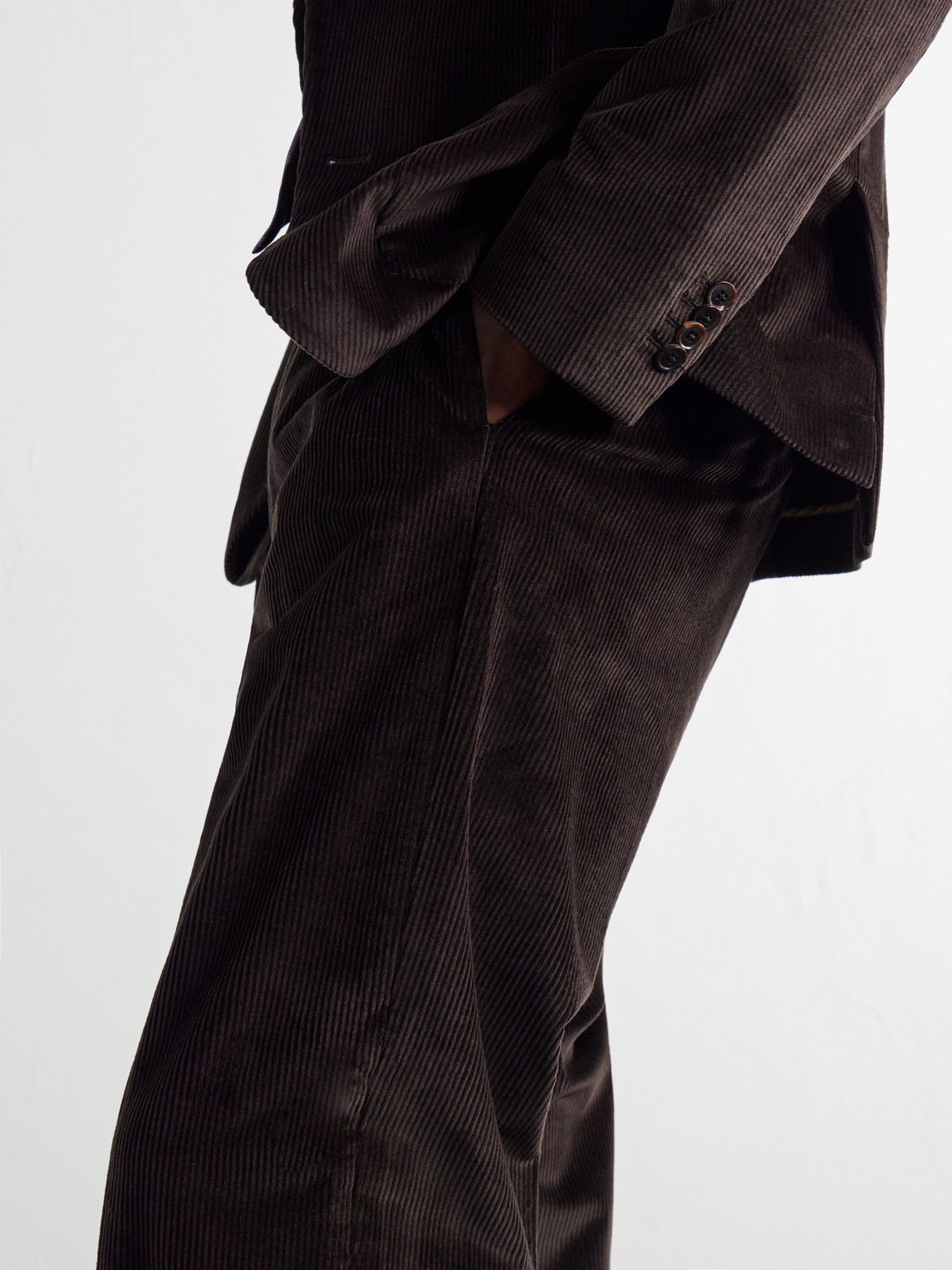 Straight-Leg Cotton-Stretch Corduroy