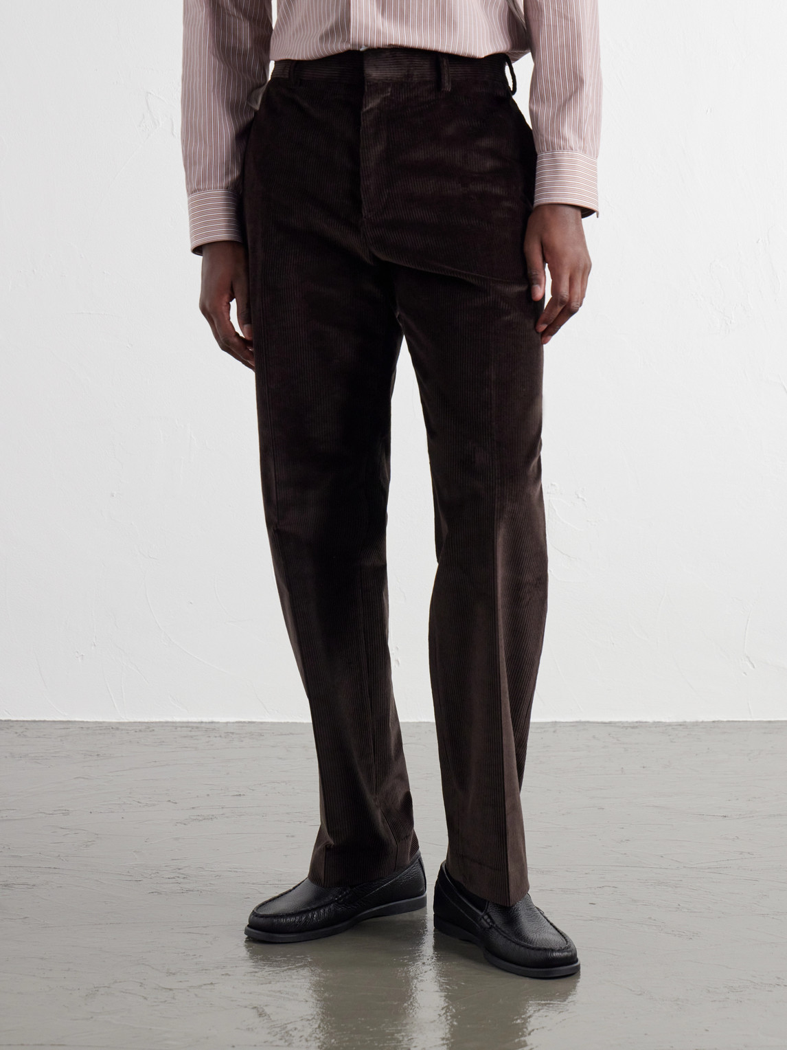 Straight-Leg Cotton-Stretch Corduroy