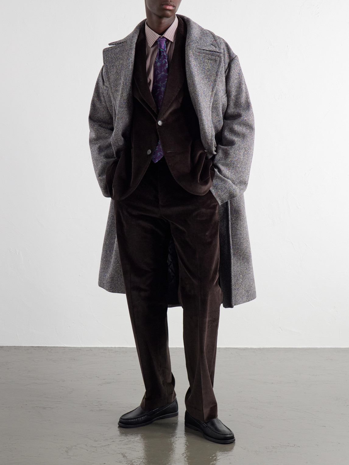 Straight-Leg Cotton-Stretch Corduroy