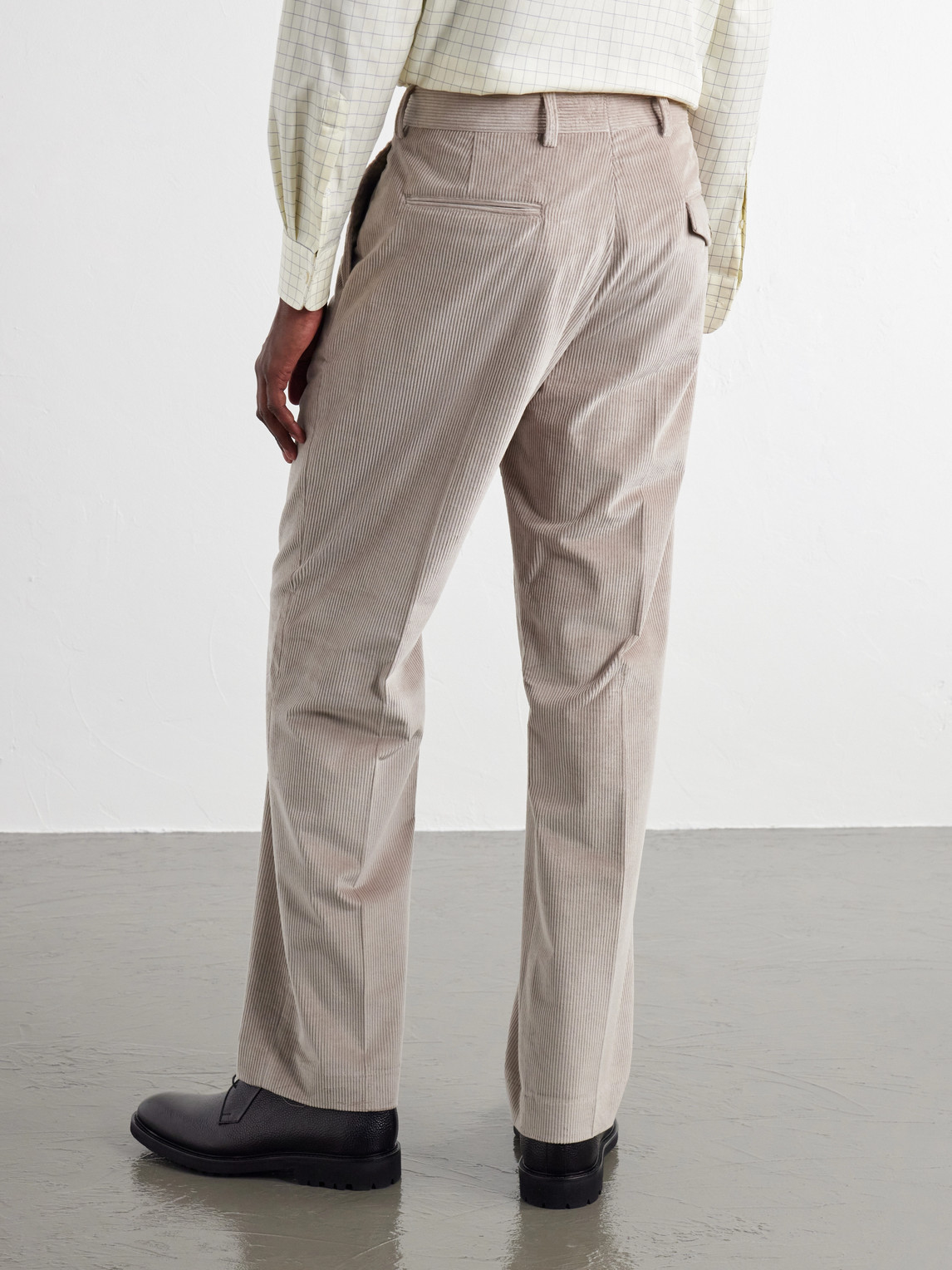 Straight-Leg Cotton-Stretch Corduroy