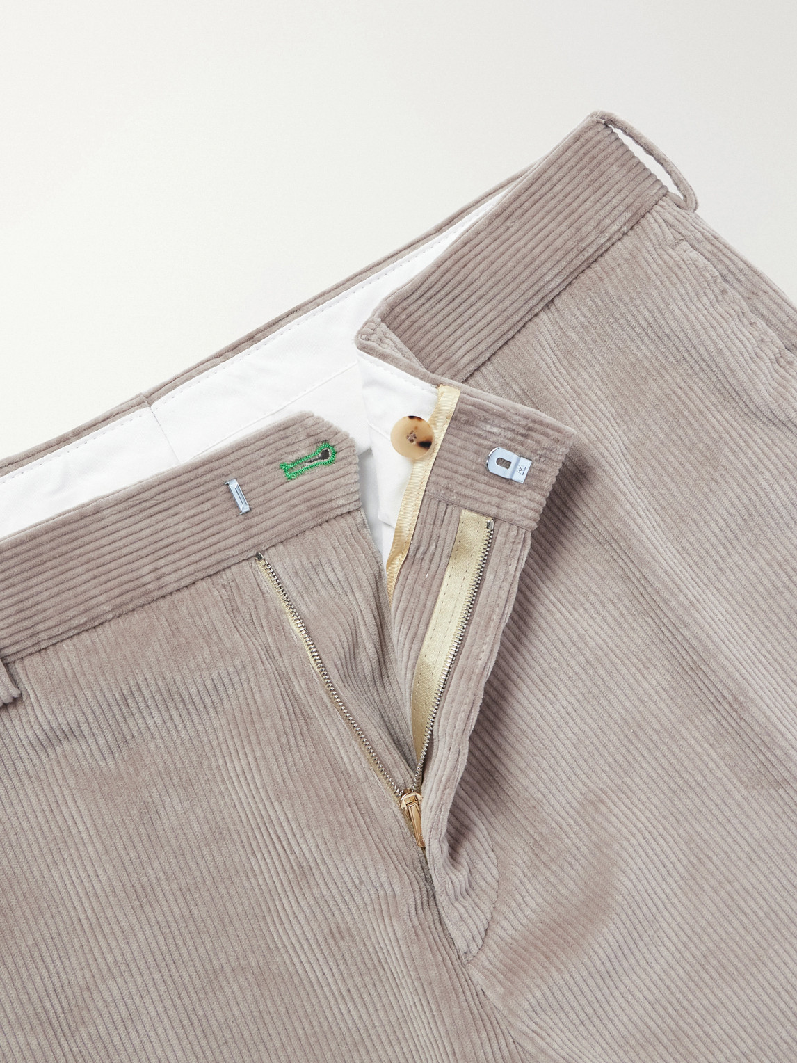 Straight-Leg Cotton-Stretch Corduroy