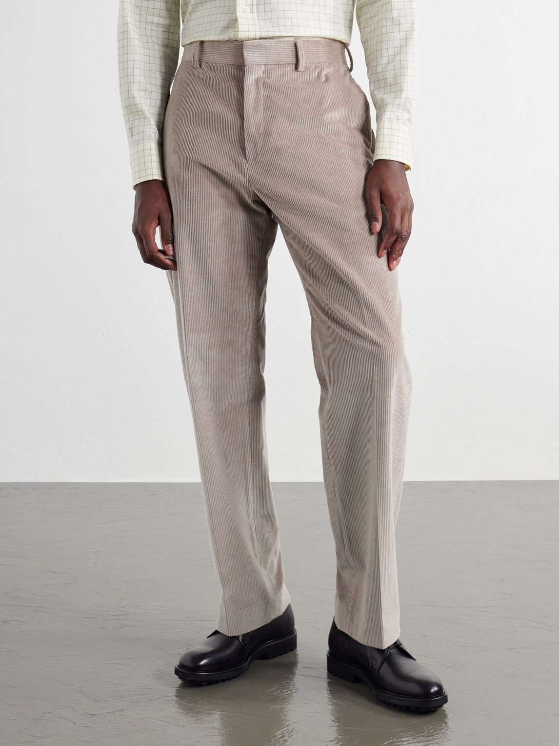 Straight-Leg Cotton-Stretch Corduroy