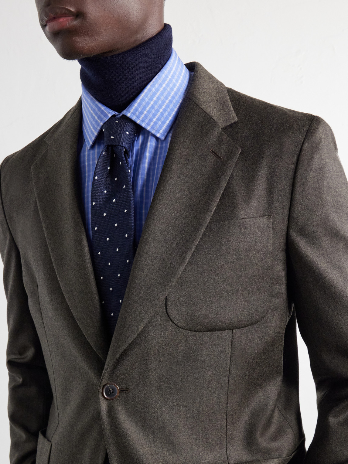 Wool And Cashmere-Blend Suit Jacket