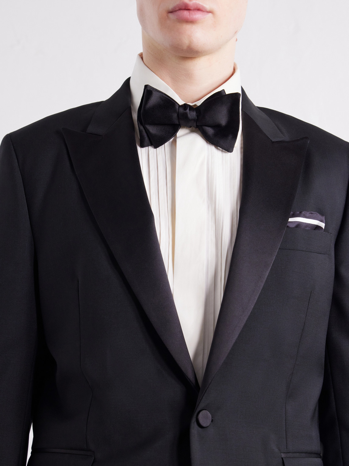 Wool And Mohair-Blend Suit Jacket