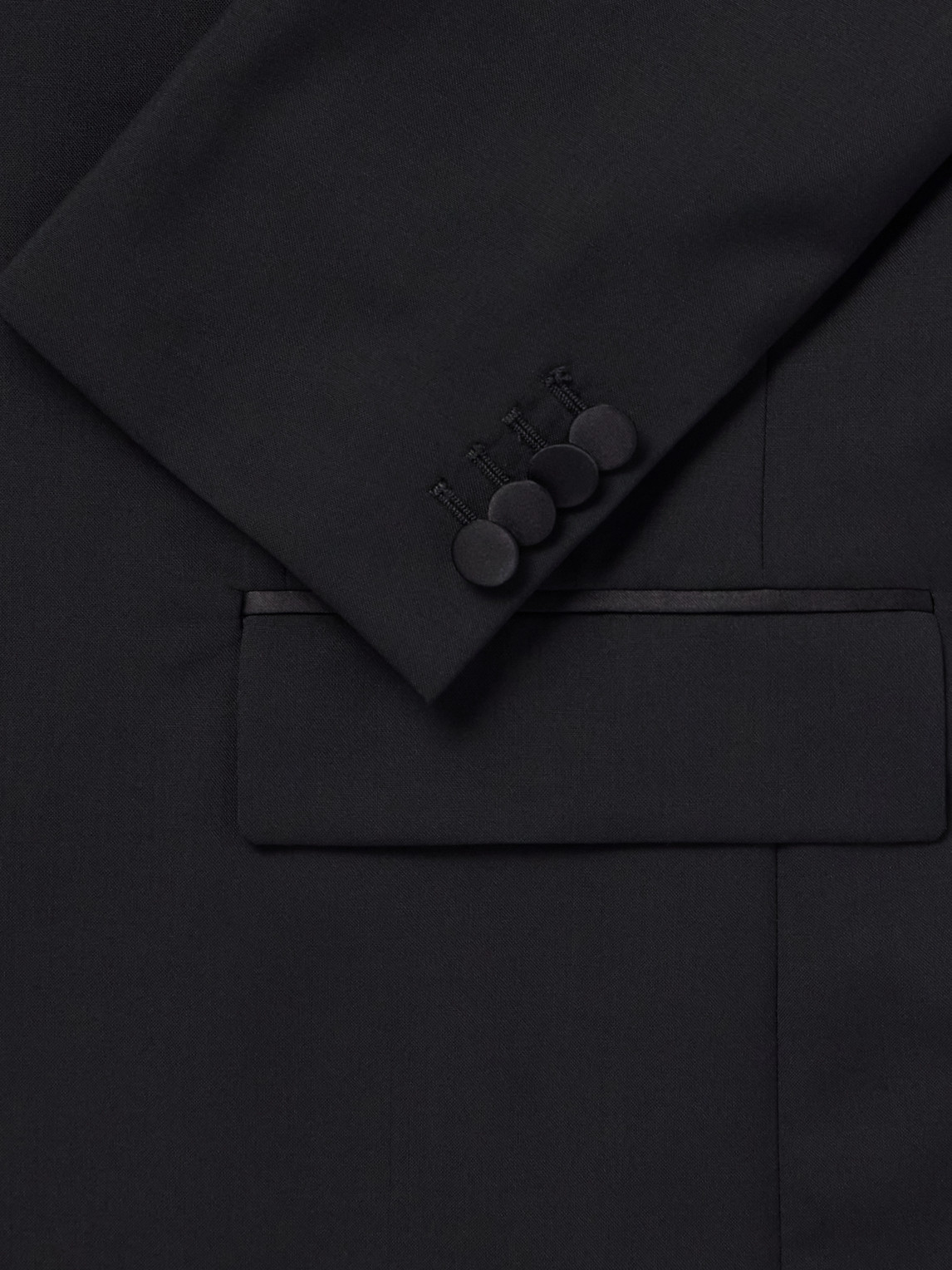 Wool And Mohair-Blend Suit Jacket