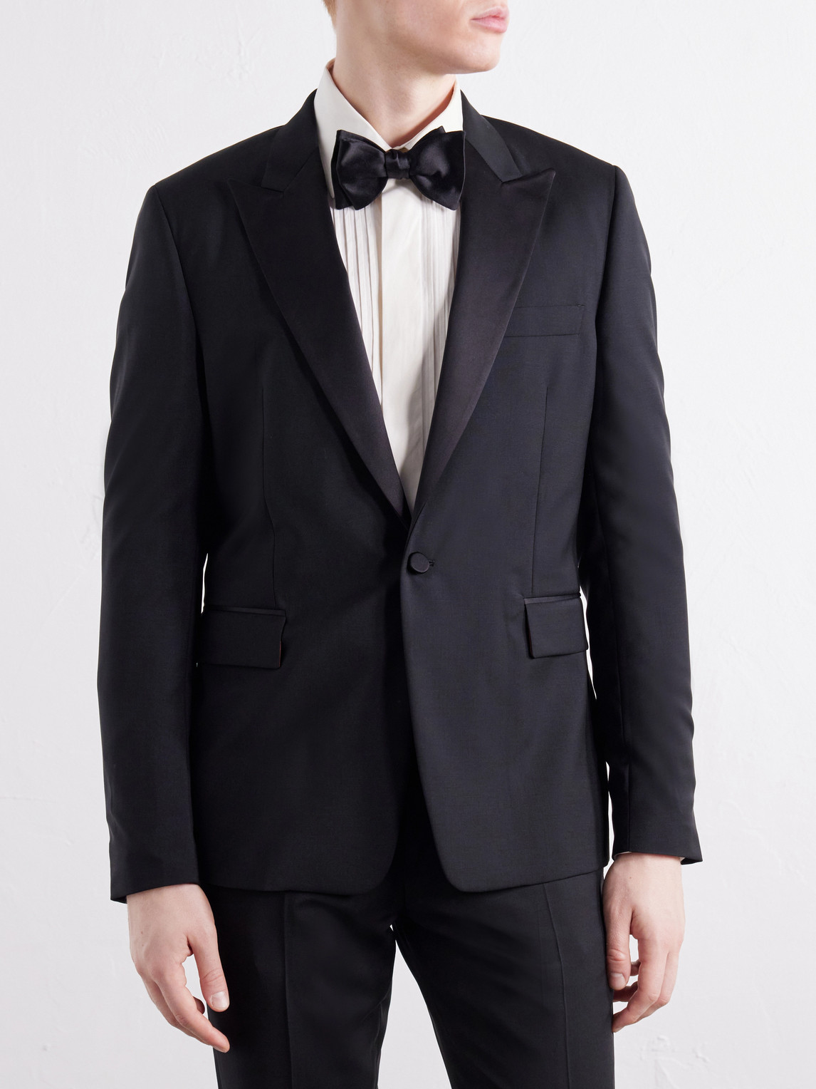 Wool And Mohair-Blend Suit Jacket