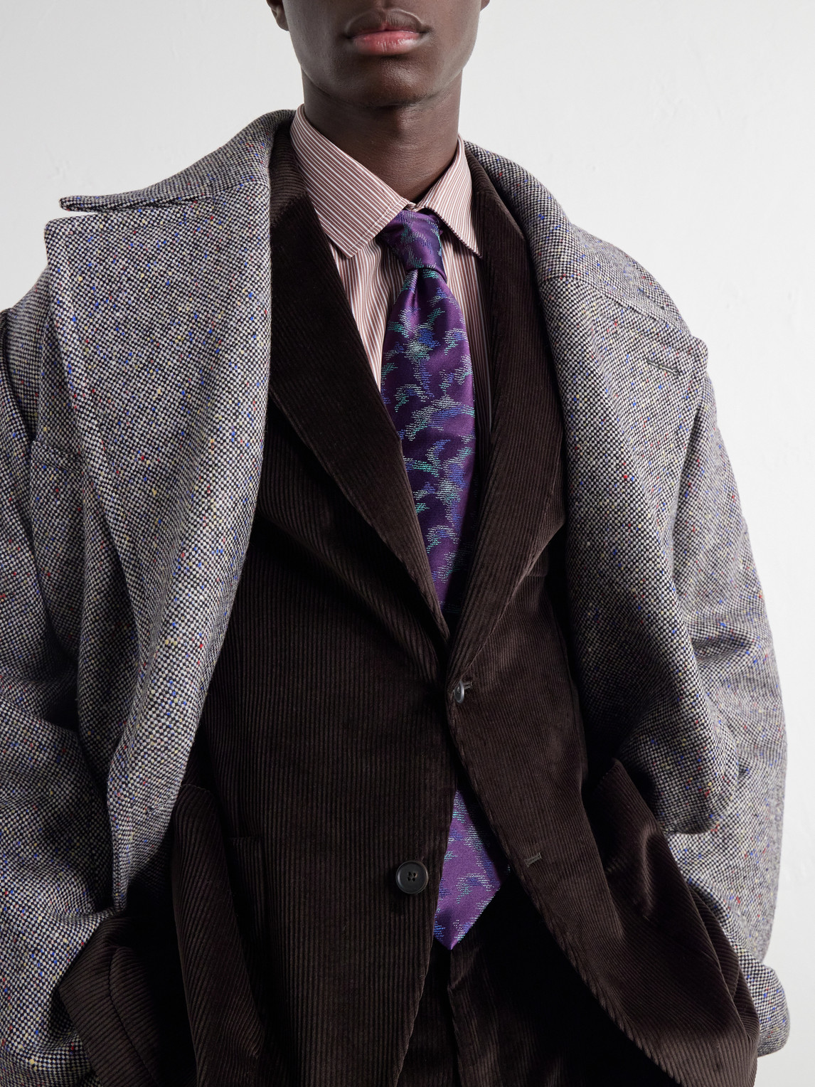 Cotton-Blend Corduroy Suit