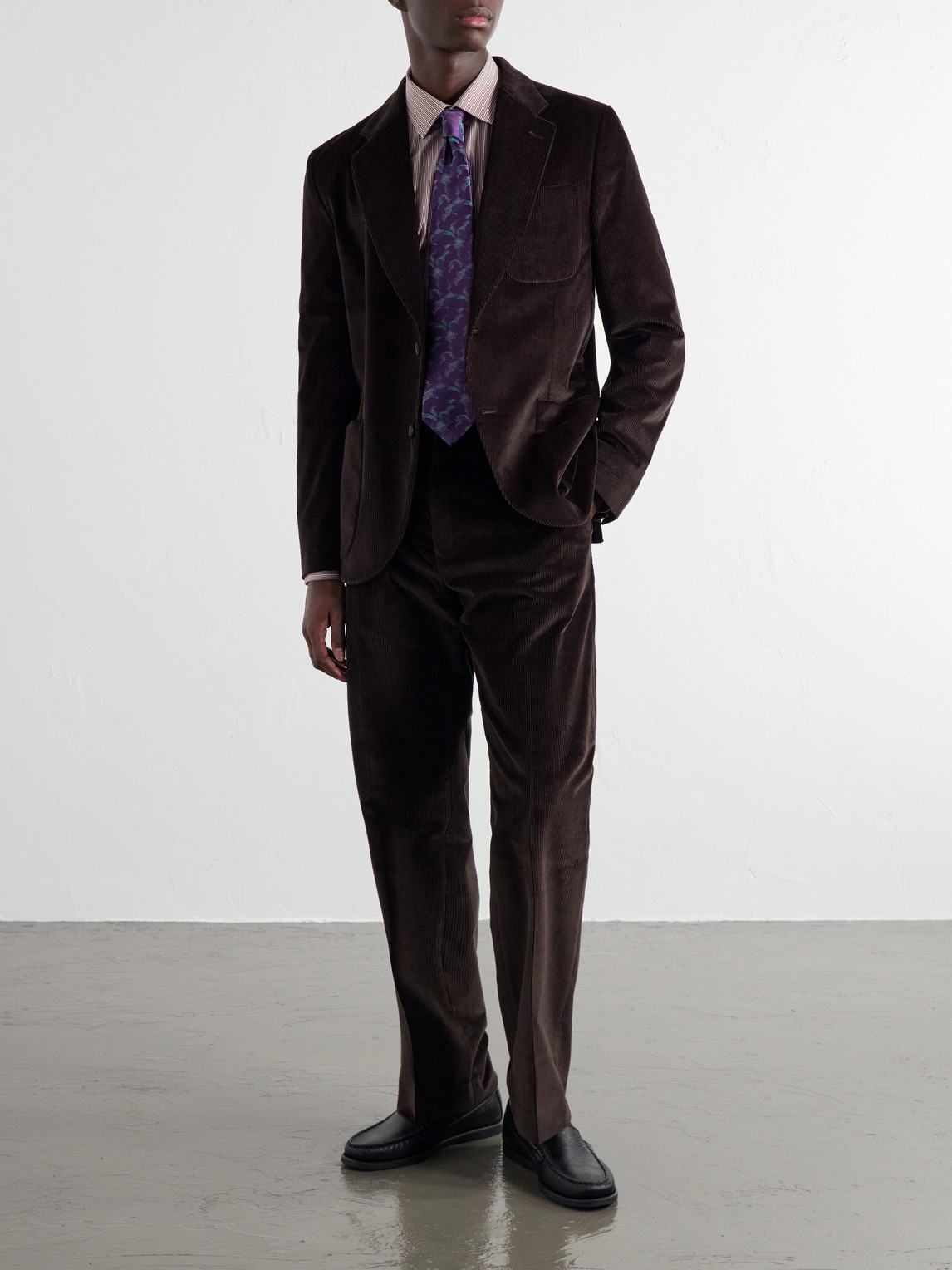 Cotton-Blend Corduroy Suit