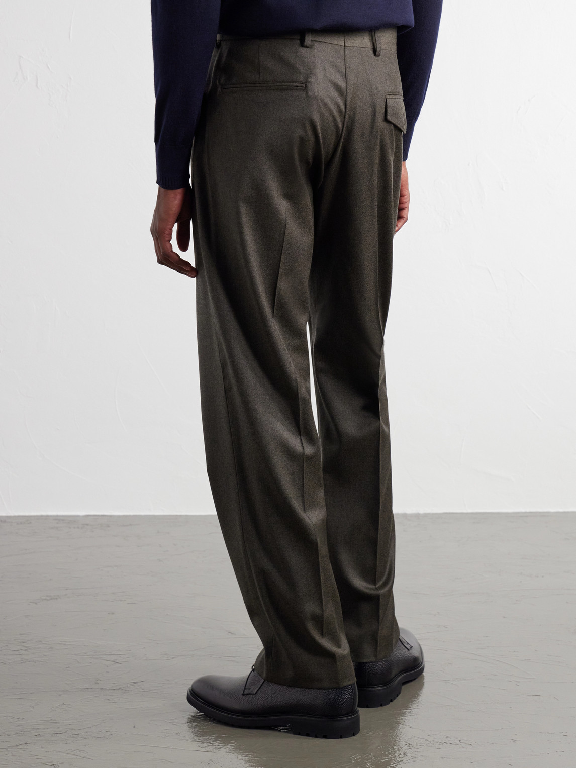 Straight-Leg Wool And Cashmere-Blend Fresco Suit Trousers