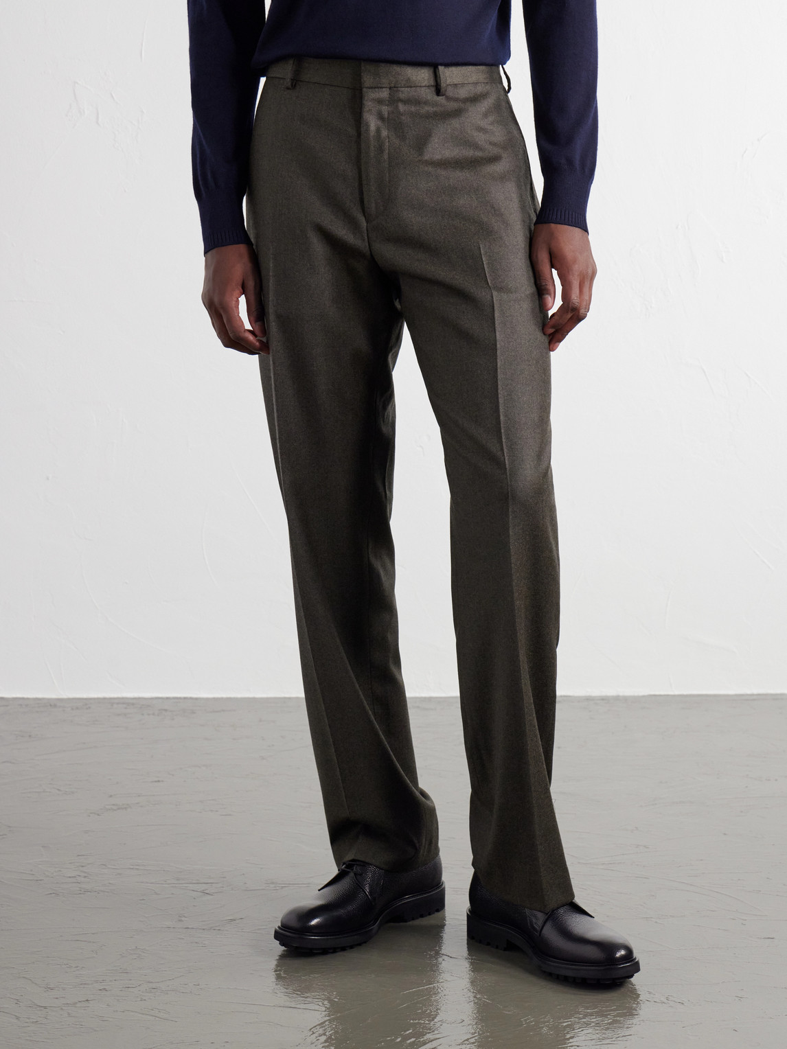 Straight-Leg Wool And Cashmere-Blend Fresco Suit Trousers
