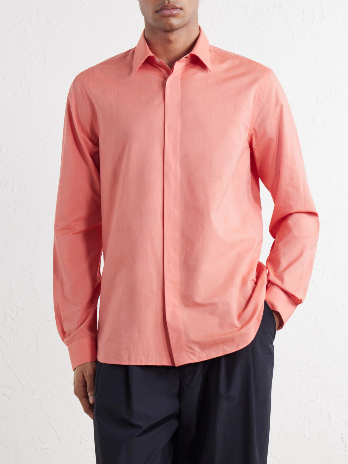Cotton-Poplin Shirt