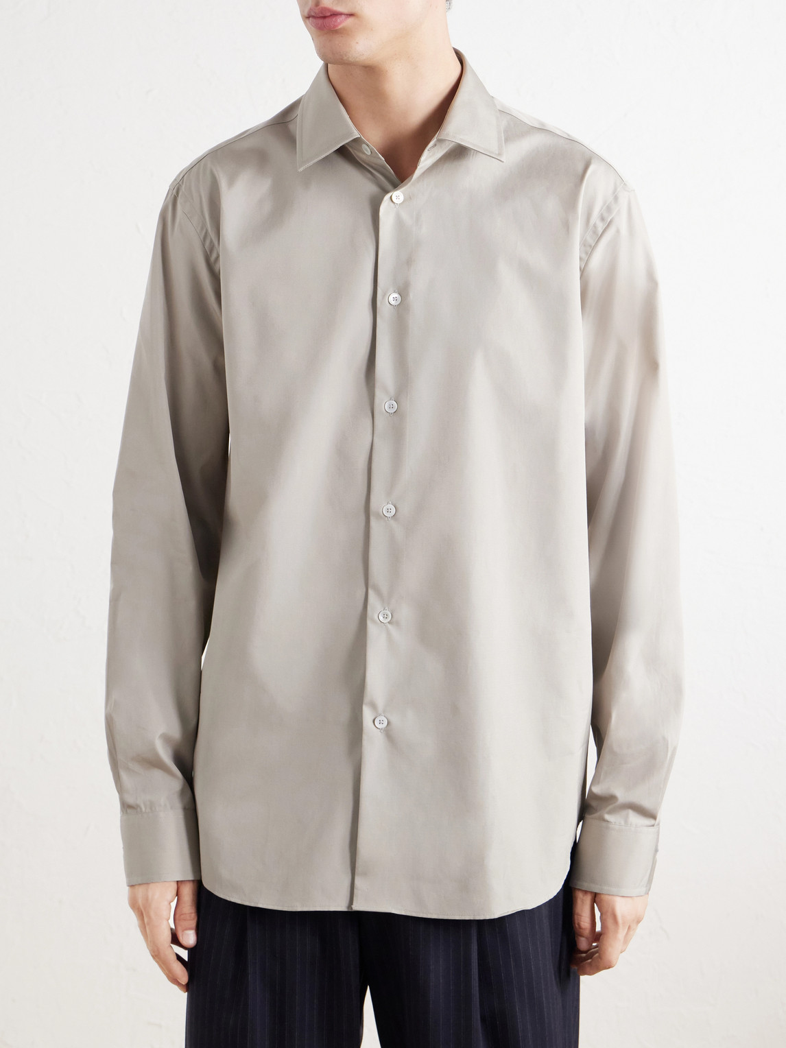 Cotton-Poplin Shirt