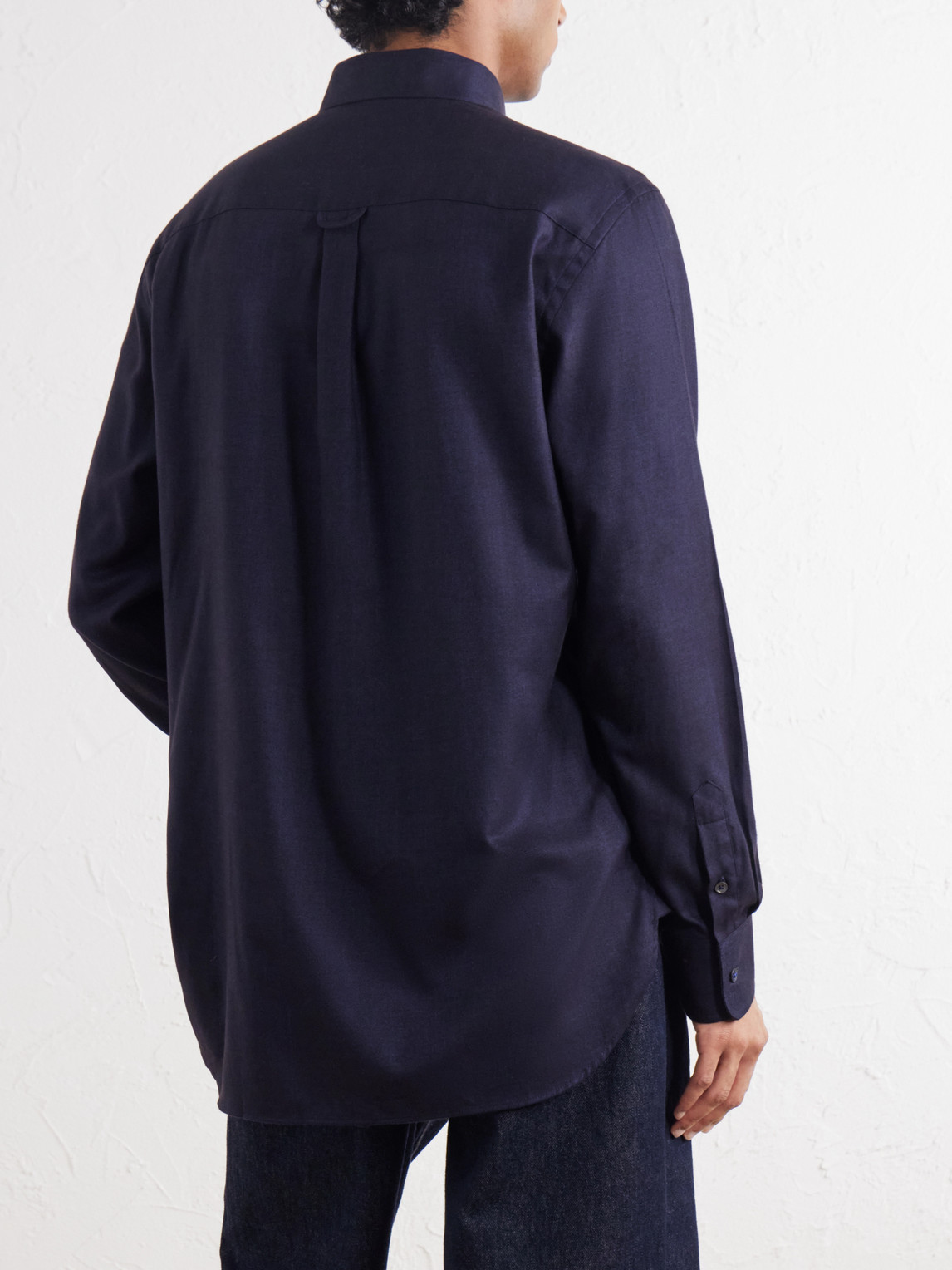 Cotton And Lyocell-Blend Flannel Overshirt