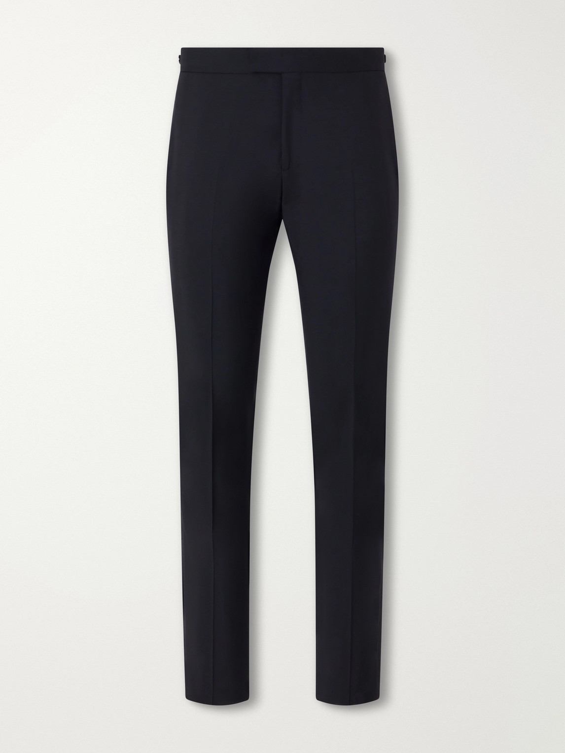 Straight-Leg Satin-Trimmed Wool And Mohair-Blend Tuxedo Trousers