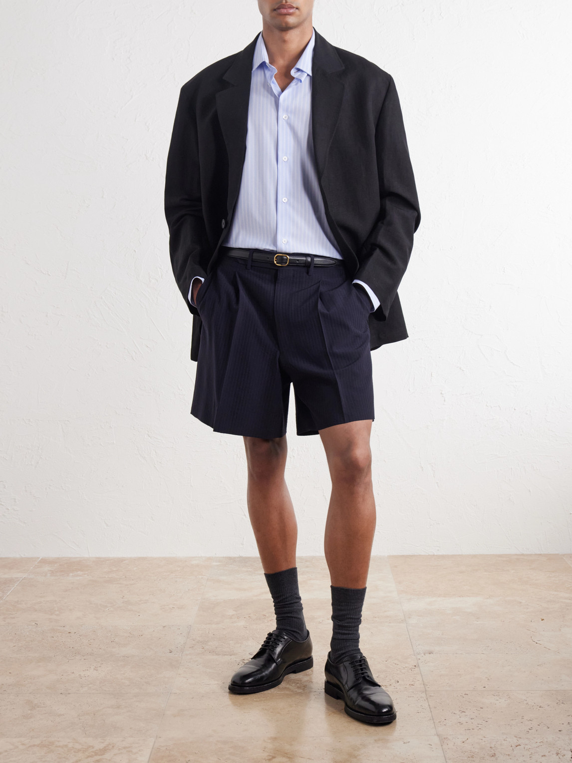Striped Cotton-Poplin Shirt