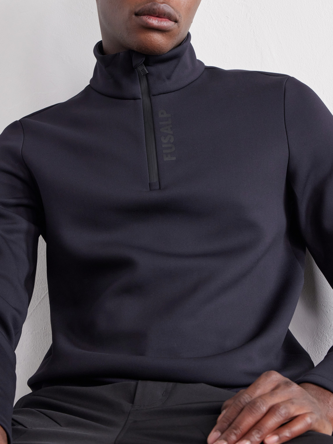 Timothy Ii Tech Stretch-Jersey Half-Zip Ski Base Layer