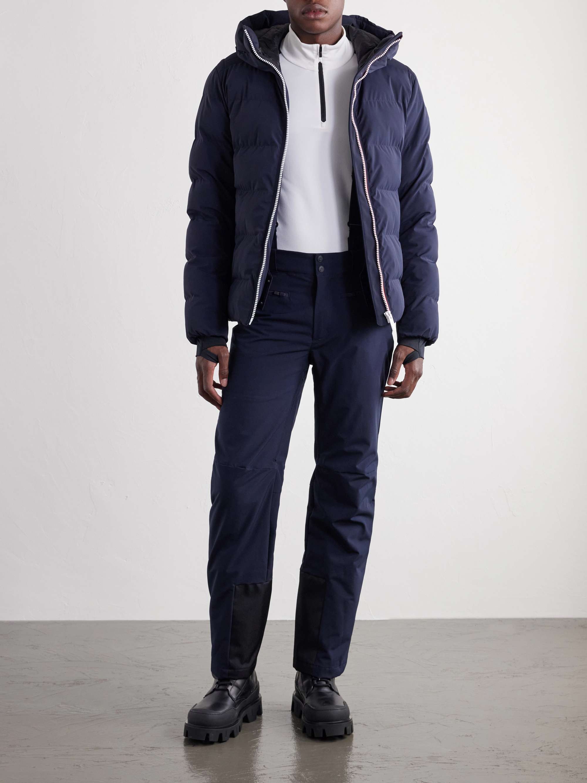 FUSALP Alpille IV Tech Stretch-Jersey Half-Zip Ski Base Layer
