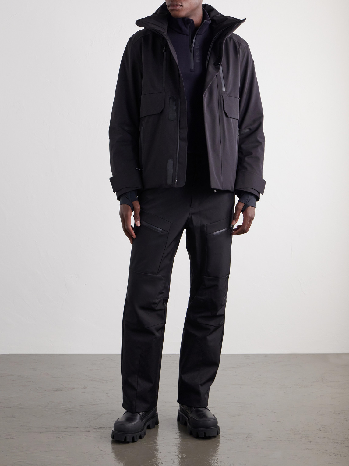 Sidyo Straight-Leg Paneled Padded Ski Pants
