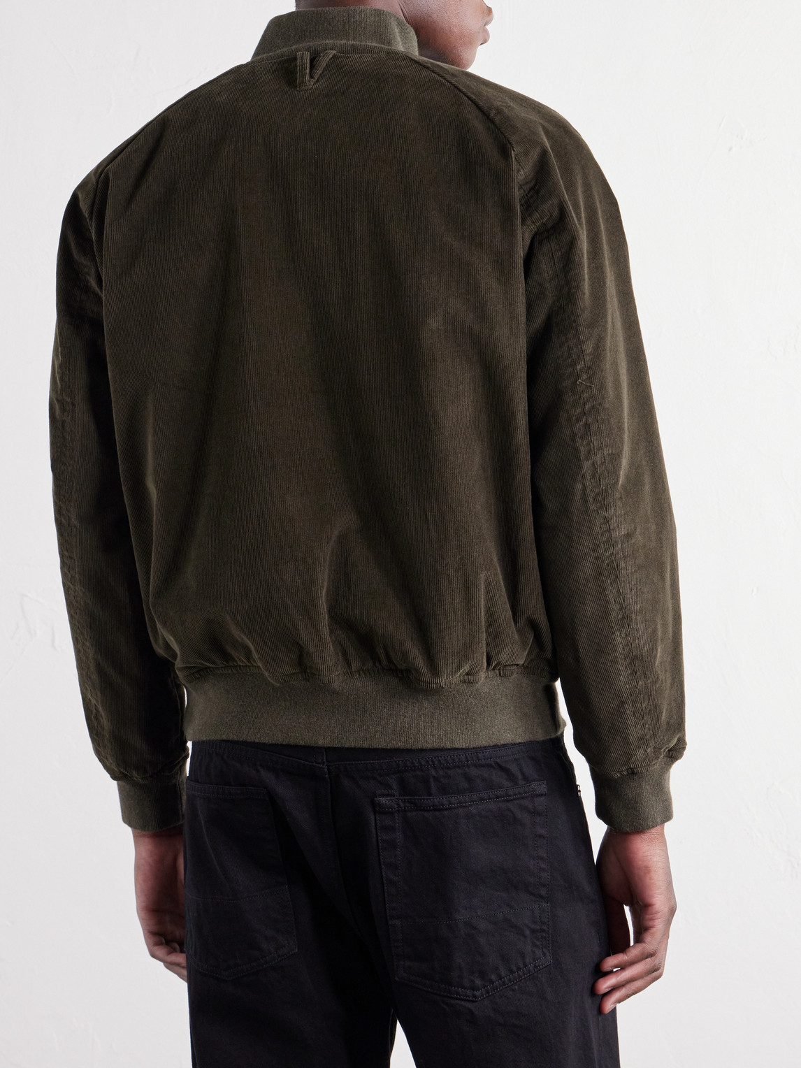 Valstarino Cotton-Blend Corduroy Bomber Jacket