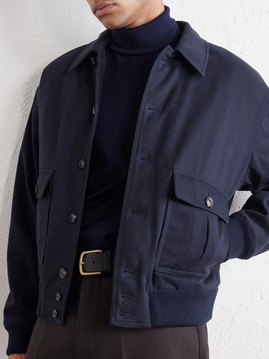 Colin Padded Cotton-Twill Bomber Jacket
