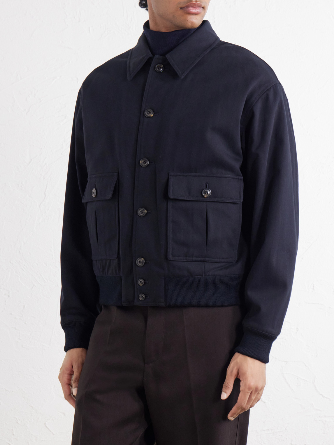 Colin Padded Cotton-Twill Bomber Jacket