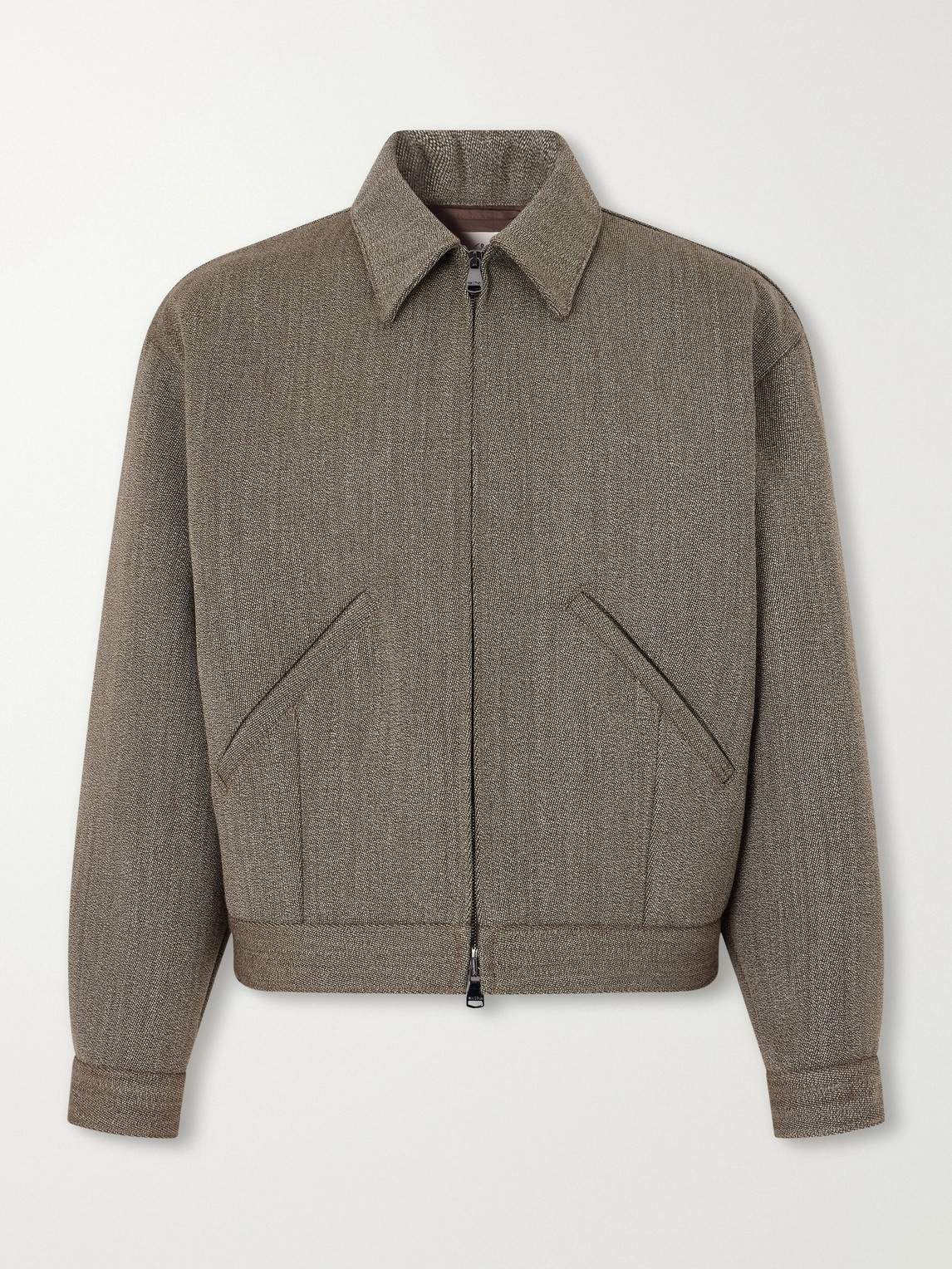 Valstar Stan Wool-covert Bomber Jacket In Green