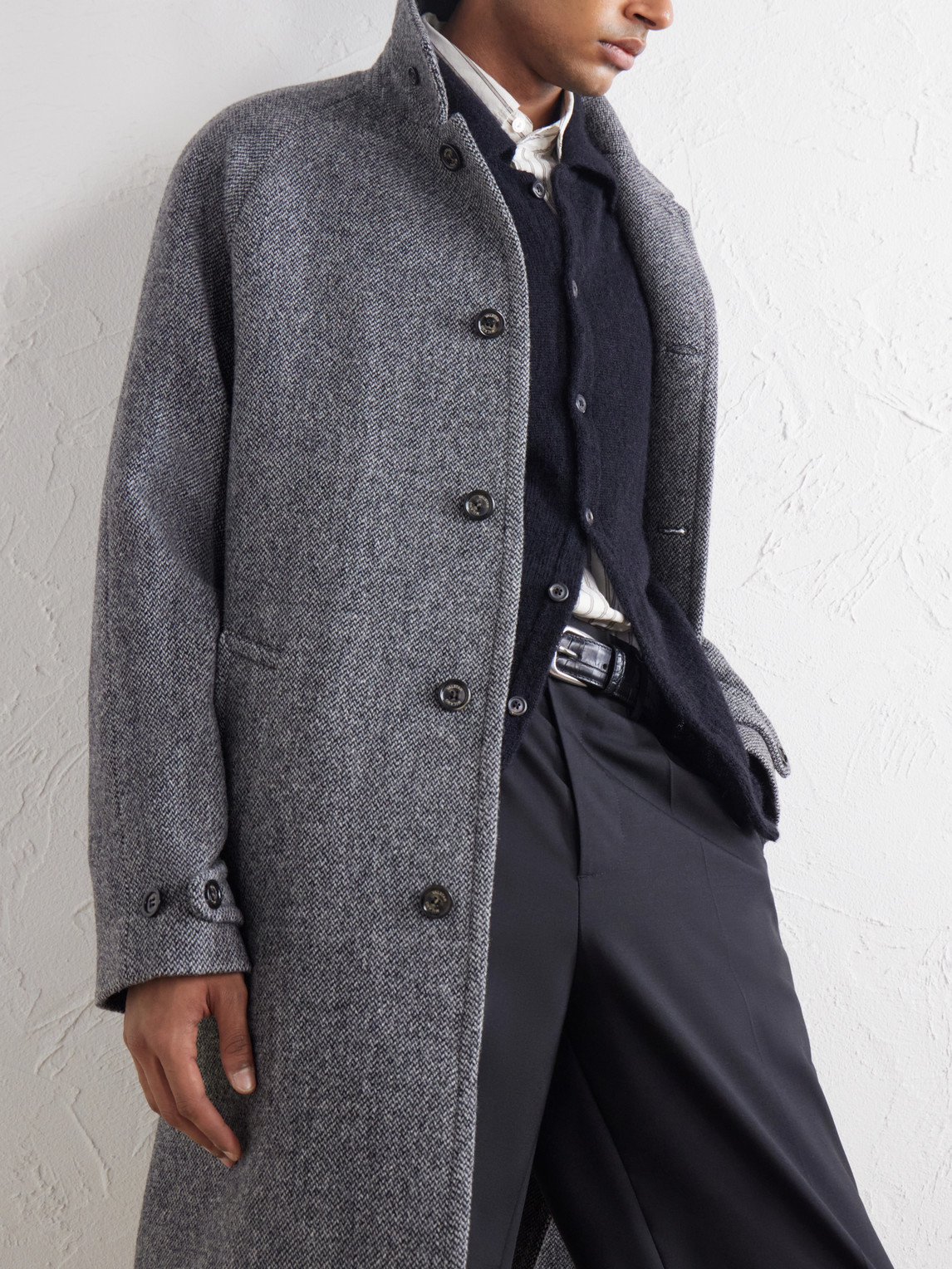 Vittorio Virgin Wool Twill Coat
