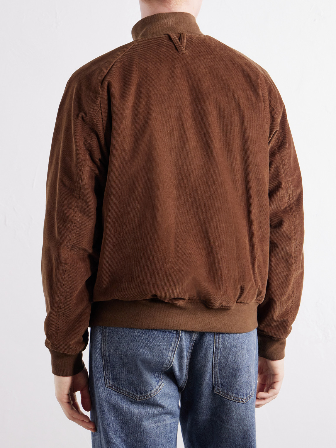 Valstarino Cotton-Blend Corduroy Bomber Jacket