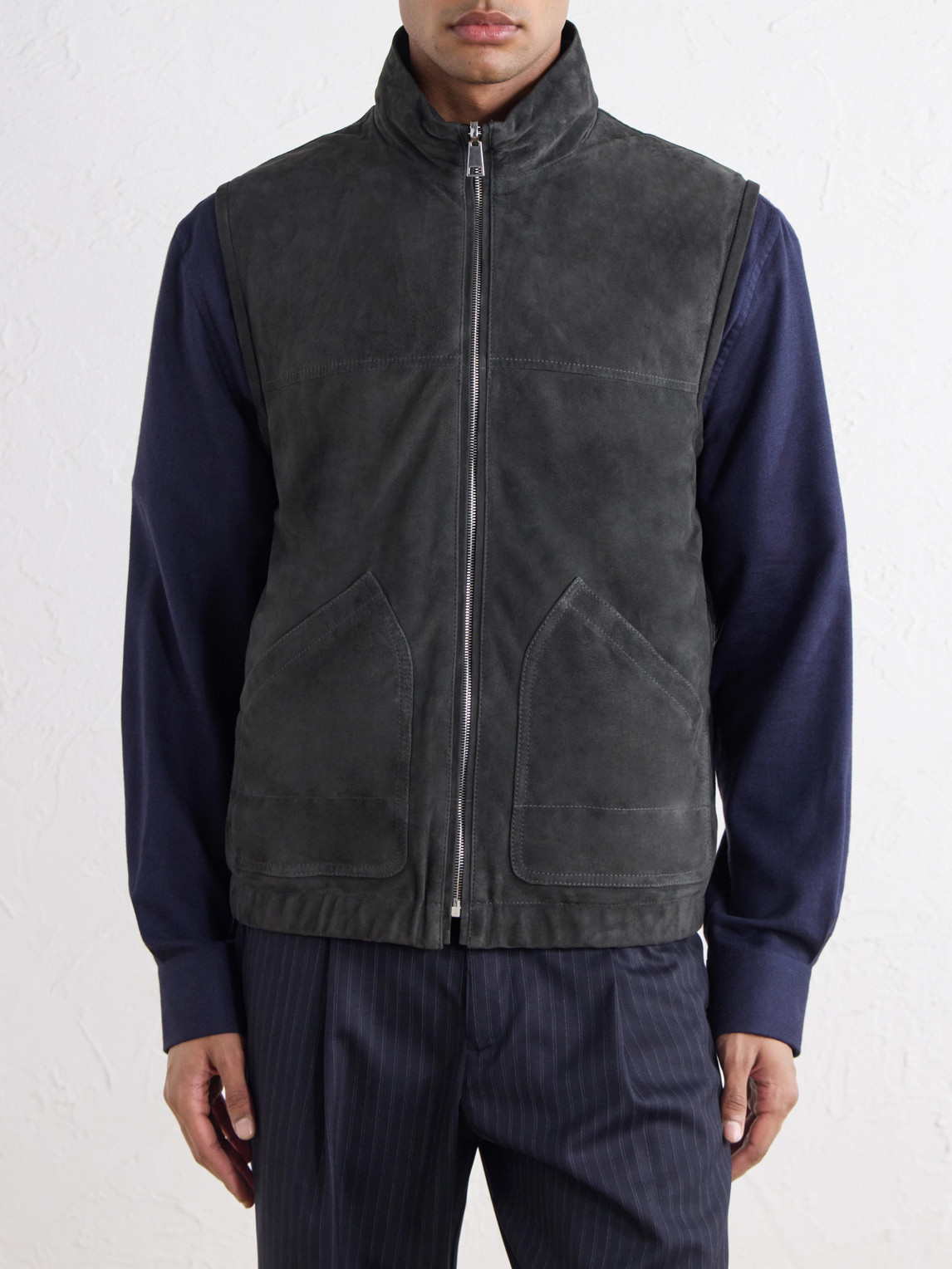 Reversible Suede Vest