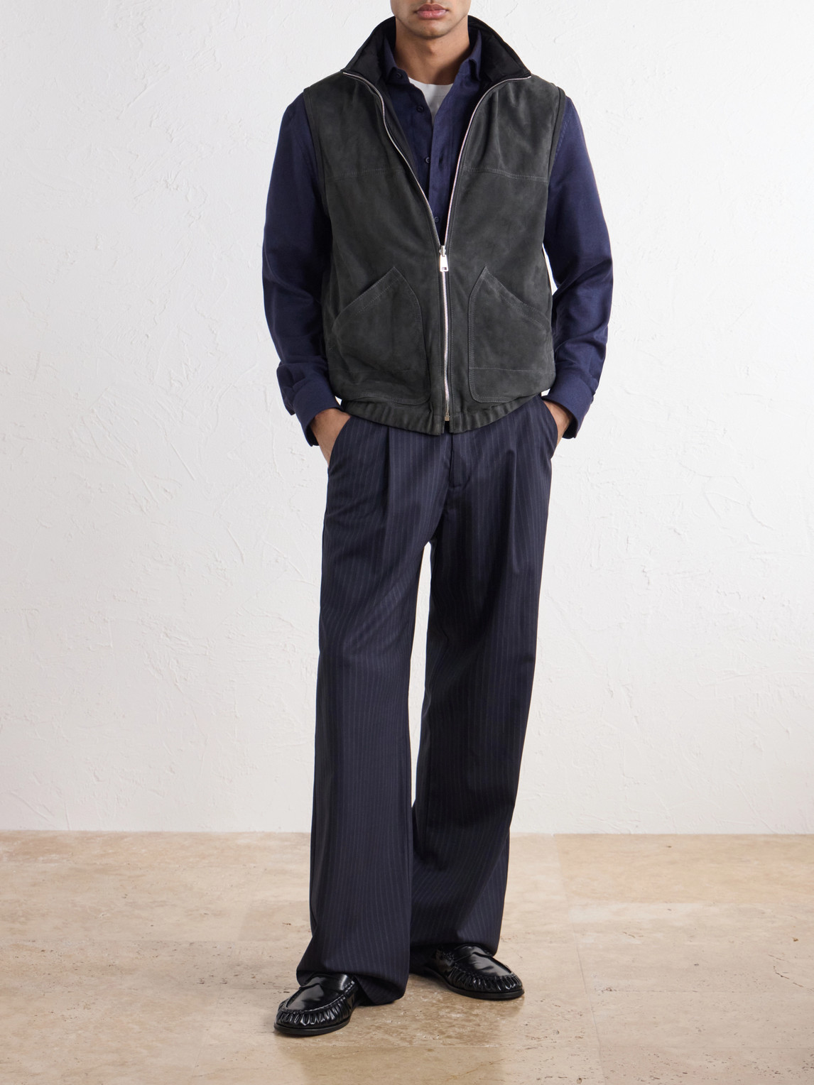 Reversible Suede Vest