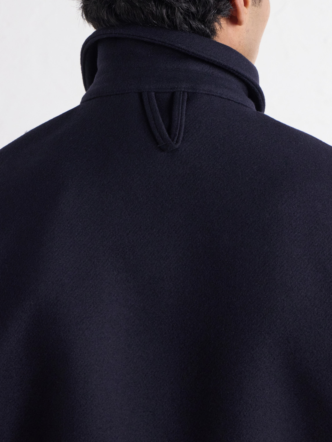 Brushed Virgin Wool-Twill Bomber Jacket