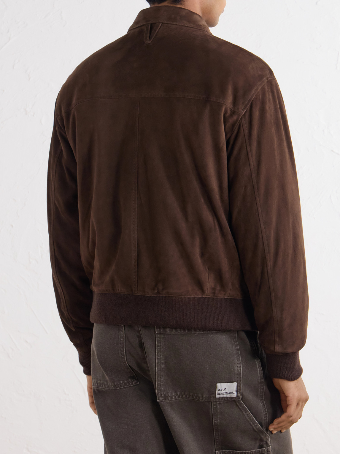 Colin Suede Bomber Jacket