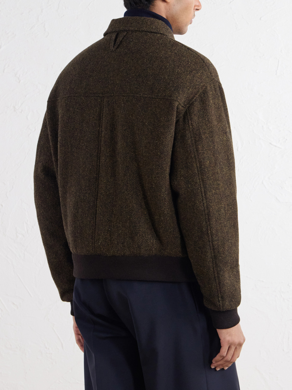 Colin Virgin Wool Bomber Jacket