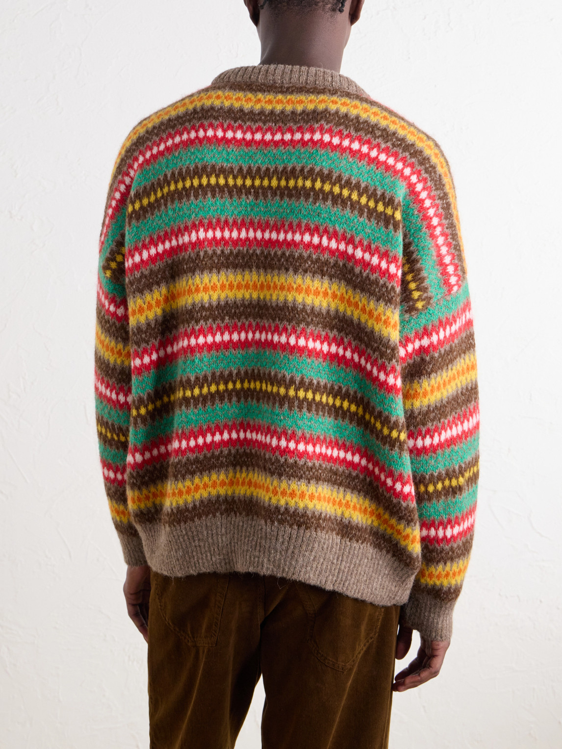 Fair Isle Alpaca-Blend Intarsia Sweater
