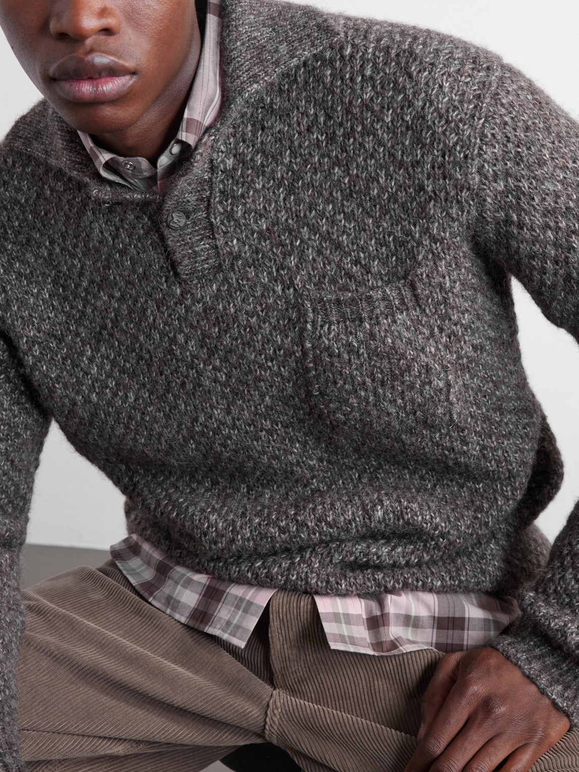 Alpaguan Alpaca And Cotton-Blend Polo Shirt
