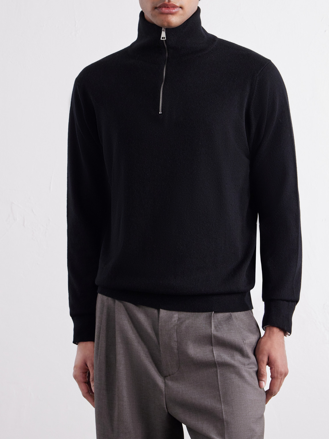 Heriot Half-Zip Cashmere Sweater