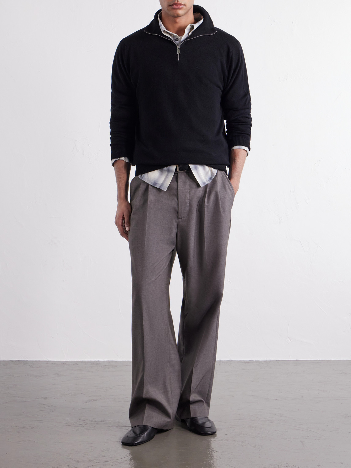 Heriot Half-Zip Cashmere Sweater