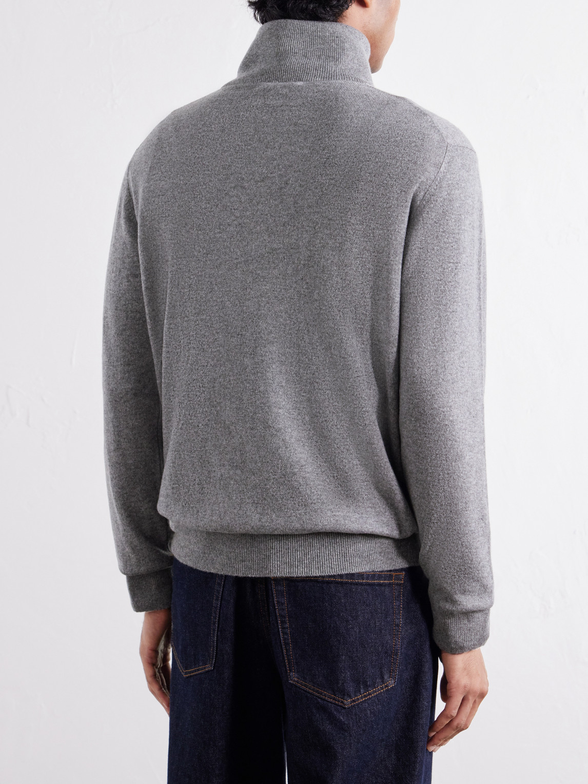 Heriot Half-Zip Cashmere Sweater
